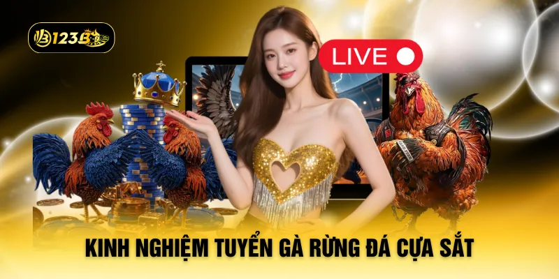 Kinh nghiệm tuyển gà rừng đá cựa sắt
